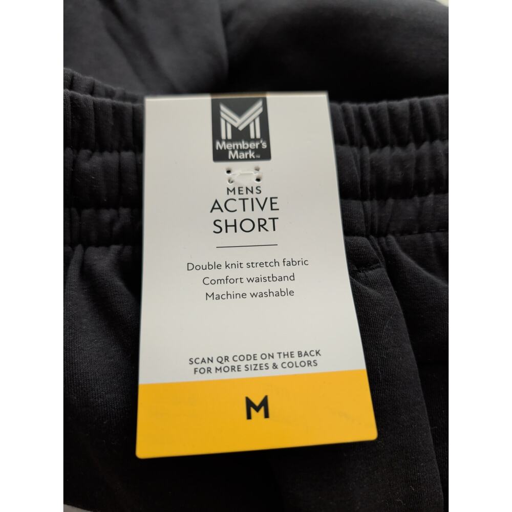Men's Active Short Black Size M - Picture 3 of 3